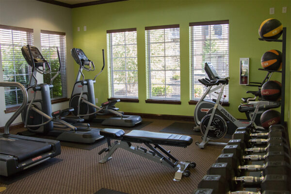 Fitness Center at Canyon Club at Perry Crossing apartments in Plainfield IN