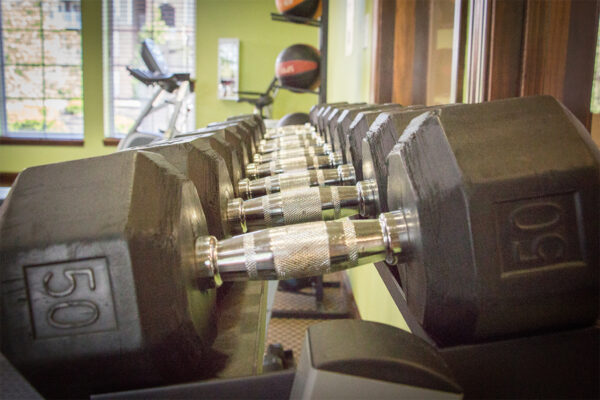 Fitness Center at Canyon Club at Perry Crossing apartments in Plainfield IN
