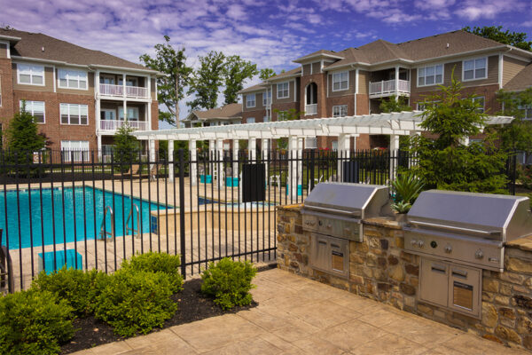 swimming pool at Canyon Club at Perry Crossing apartments in Plainfield IN
